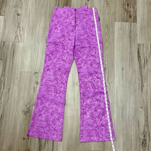 Zemeta for Dolls Kill pink faux leather embossed bootcut pant. Size L. - Picture 5 of 17